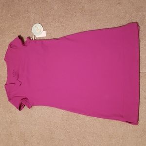 NWT Out 2 Launch Women's Magenta Knot Dress and Shorts 2 Piece Golf Set